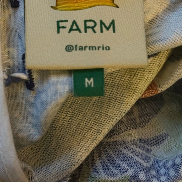 Farm Rio Tropical Print Midi Dress, Size M - Picture 5 of 11